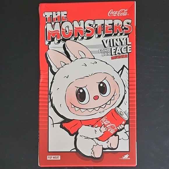 Authentic Now Discontinued Popmart Unopened Coca-Cola The Monsters Labubu - Picture 1 of 5